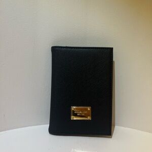 Michael Kors Black Passport Holder